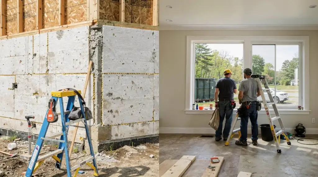 ICF foundations provide maximum energy efficiency and comfort, making them well suited for ADU construction